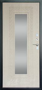Дверь с зеркалом №8 с отделкой МДФ ПВХ - фото №2
